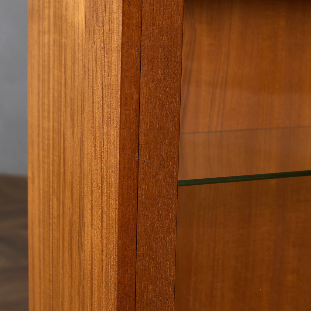 Fresco ガラス ブックケース カスタム アイアン ヘアピンレッグ