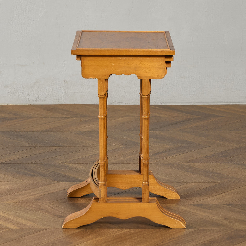 英国 クラシック イチイ ネストテーブル #95461