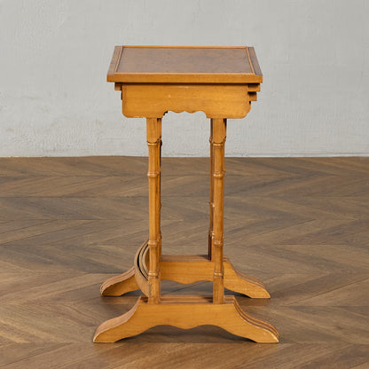 英国 クラシック イチイ ネストテーブル #95461