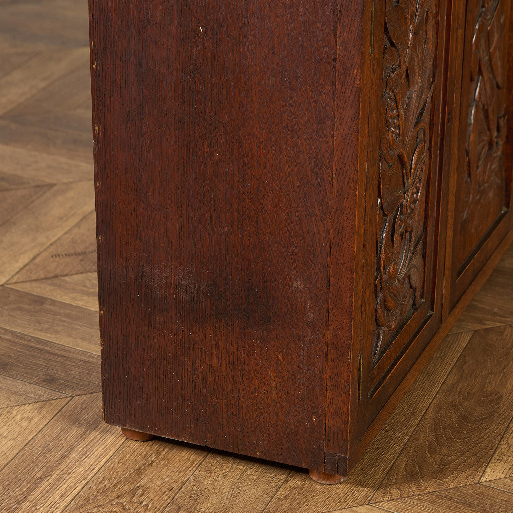 英国 アンティーク キャビネット