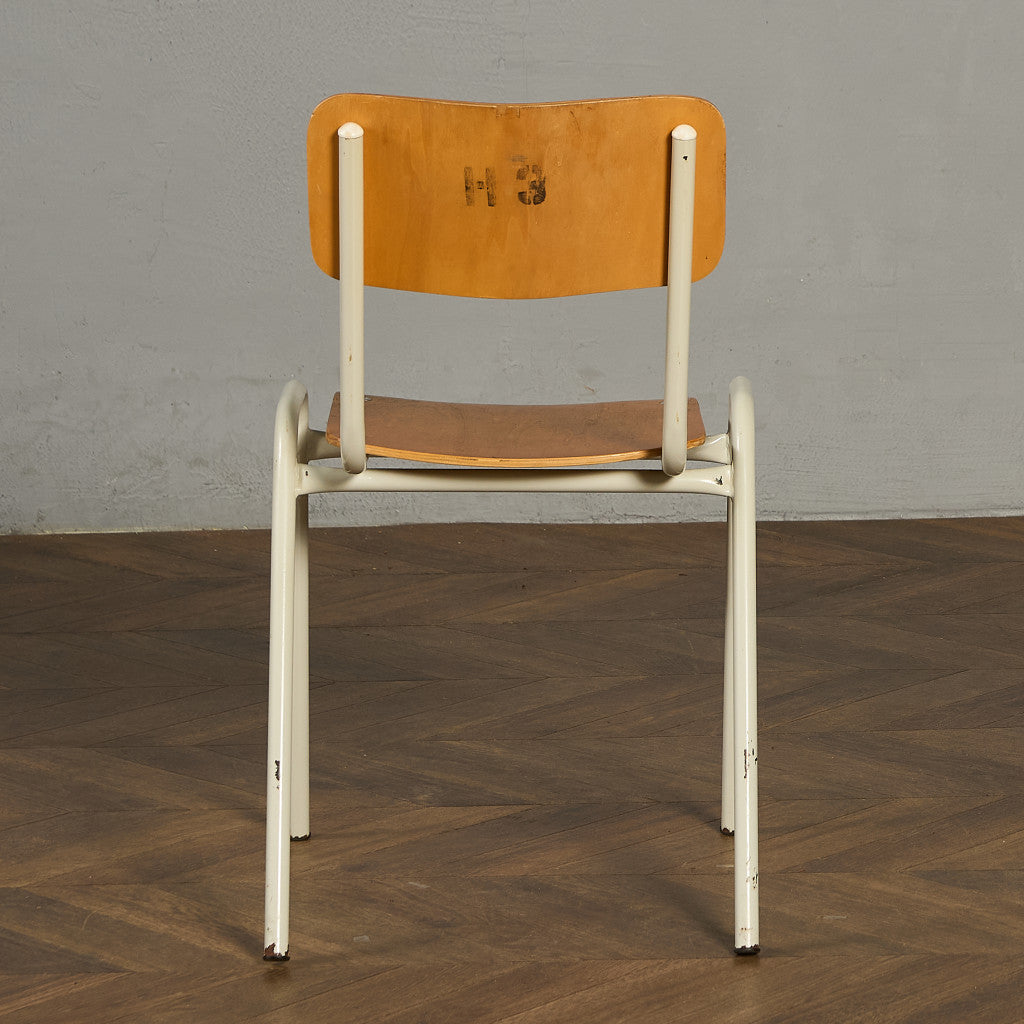 イギリス ヴィンテージ スタッキング スクールチェア