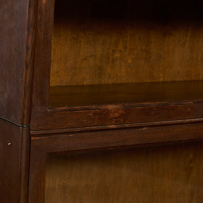 英国 アンティーク スタッキング ブックケース