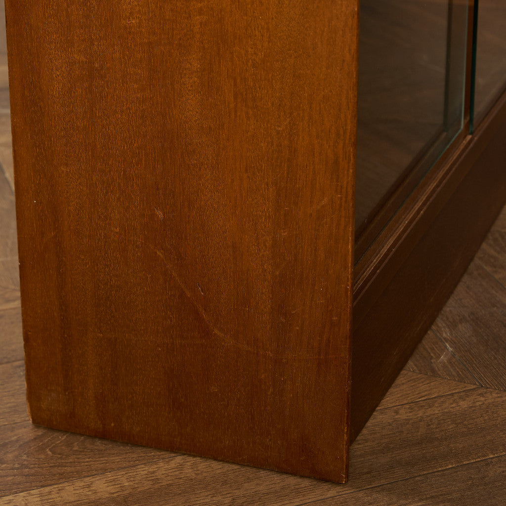 ヴィンテージ ガラスキャビネット 本棚