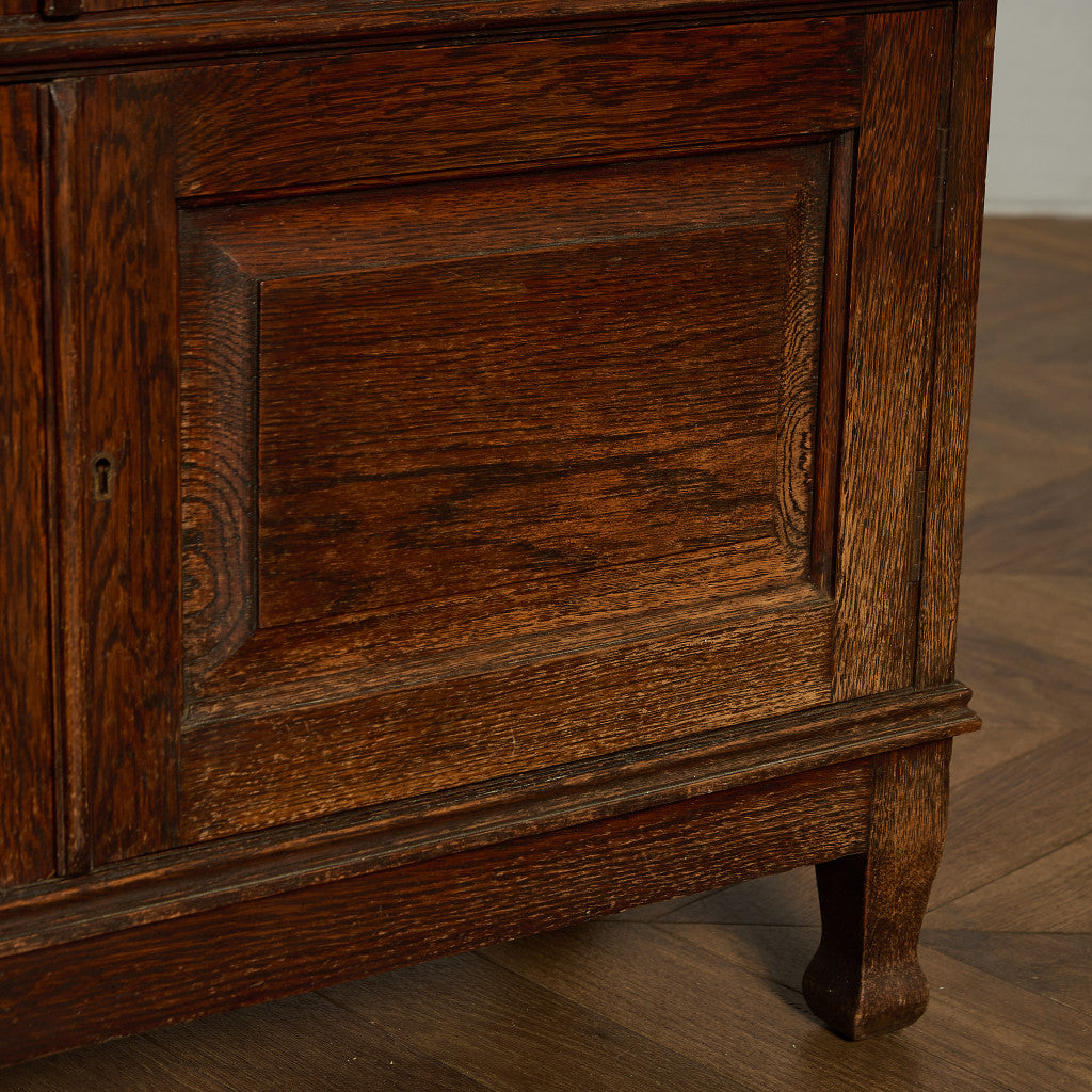 英国 クラシック ブックケース 食器棚