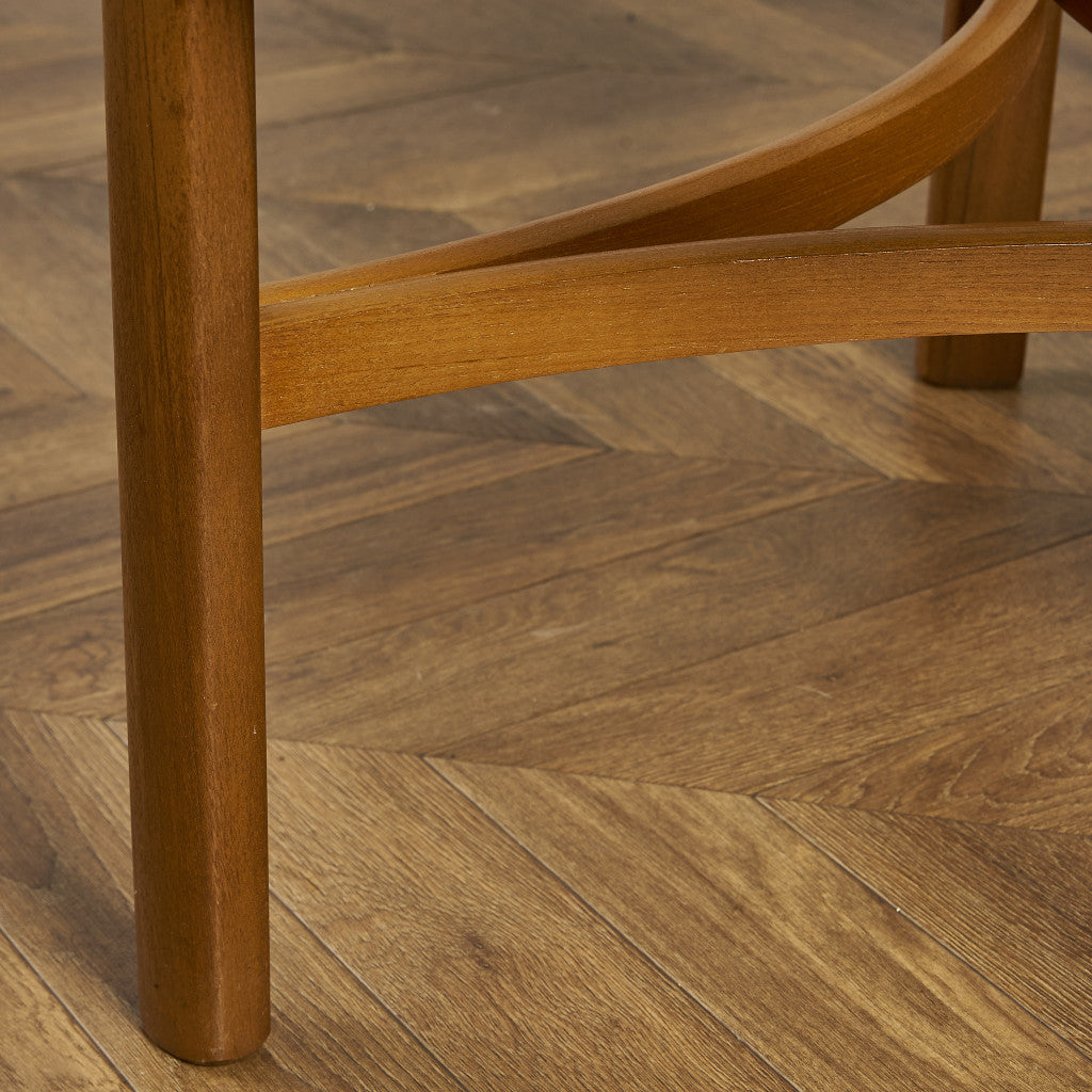 ヴィンテージ トライアングル ガラストップ テーブル