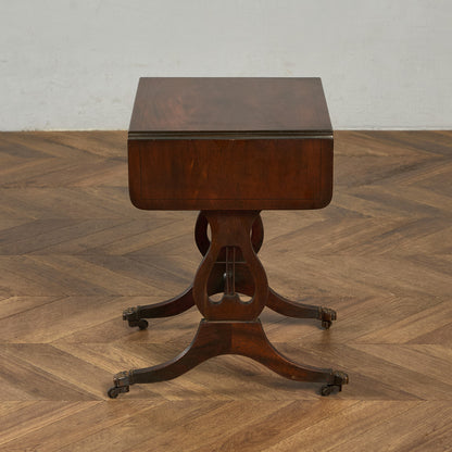 英国 クラシック ハープモチーフ バタフライ サイドテーブル