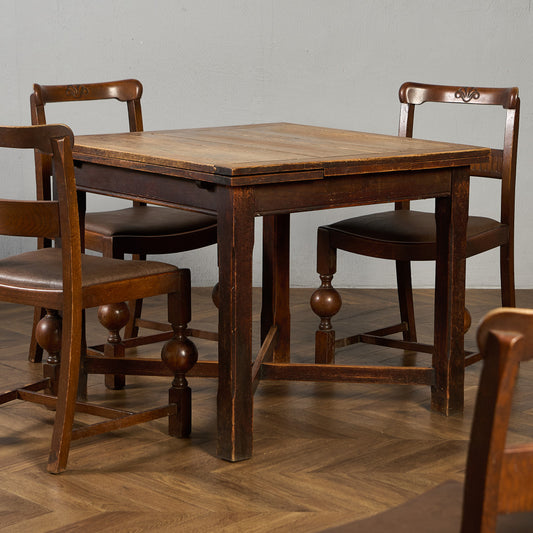 英国 クラシック ドローリーフ ダイニングテーブル