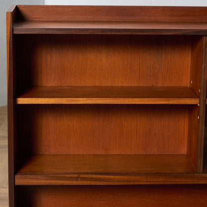 英国 ヴィンテージ ガラス キャビネット カスタム アイアン ヘアピンレッグ