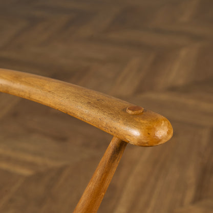 アーコール ERCOL ヴィンテージ クエーカー アームチェア ネイビーブルーラベル #89764