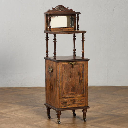 英国 クラシック ミラーバック サイド キャビネット コールボックス