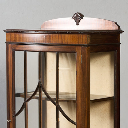 英国 クラシック ディスプレイ ガラス キャビネット #97302