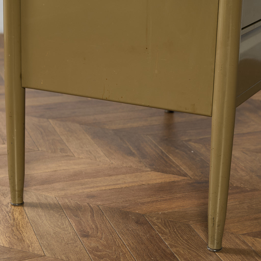 ベルギー ヴィンテージ 片袖 デスク