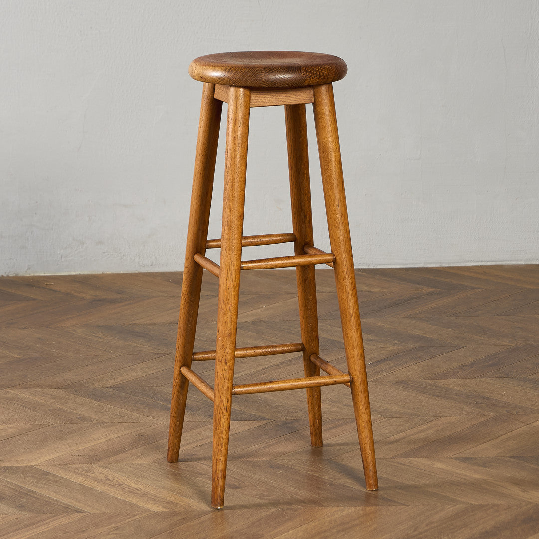 イギリス ヴィンテージ ハイ スツール