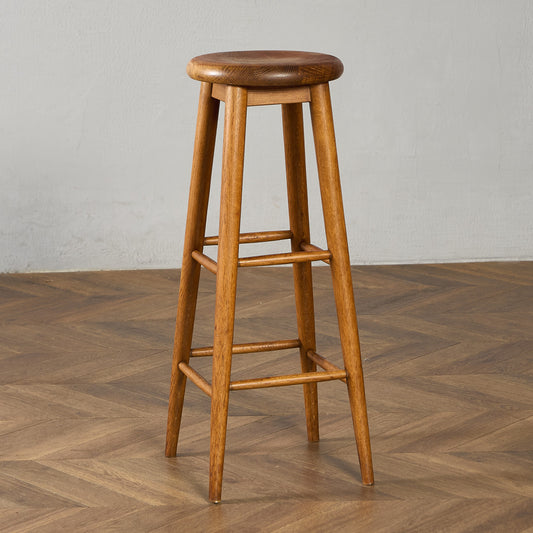 イギリス ヴィンテージ ハイ スツール