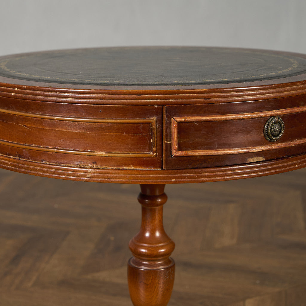 英国 クラシック リージェンシー様式 ドラムテーブル #97362