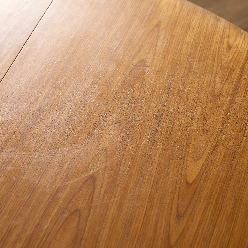 英国 ヴィンテージ エクステンション ラウンド ダイニングテーブル