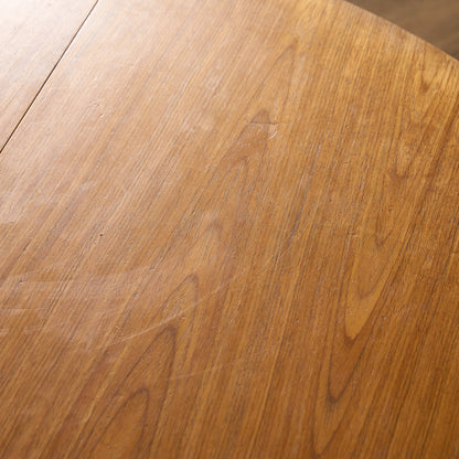 英国 ヴィンテージ エクステンション ラウンド ダイニングテーブル