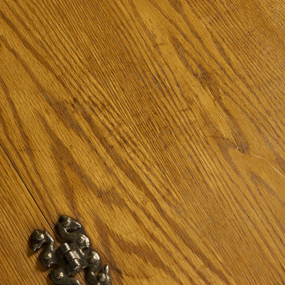 英国クラシック オーク材 ブランケットボックス