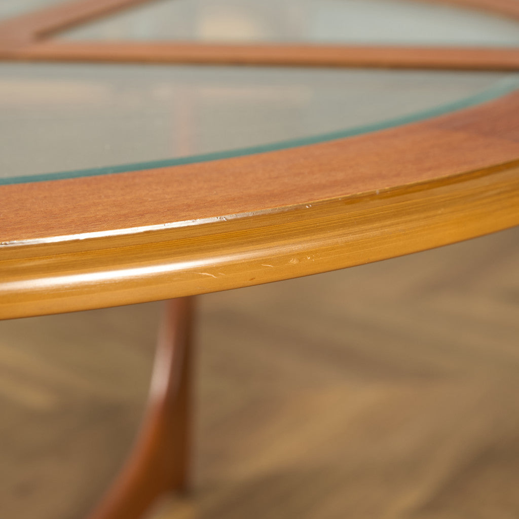 ヴィンテージ ガラストップ ネスト コーヒーテーブル