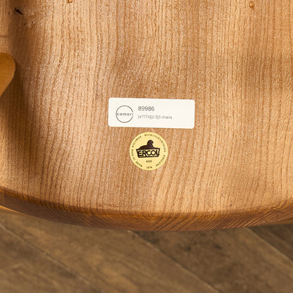 ヴィンテージ 4本 スポーク フープバックチェア ラウンドゴールドラベル