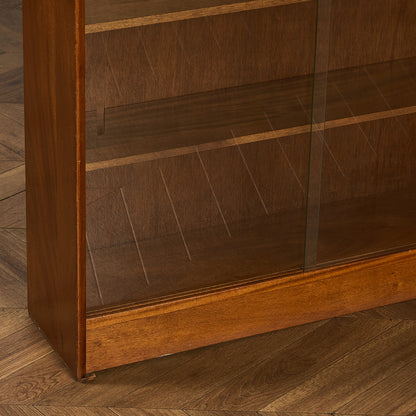 ヴィンテージ ガラス キャビネット 本棚