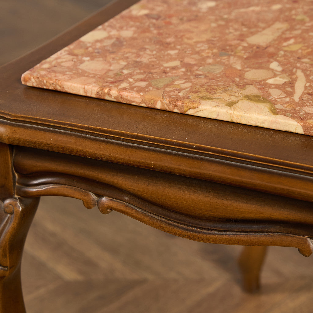 英国 クラシック 大理石 ネストテーブル サイドテーブル #96617