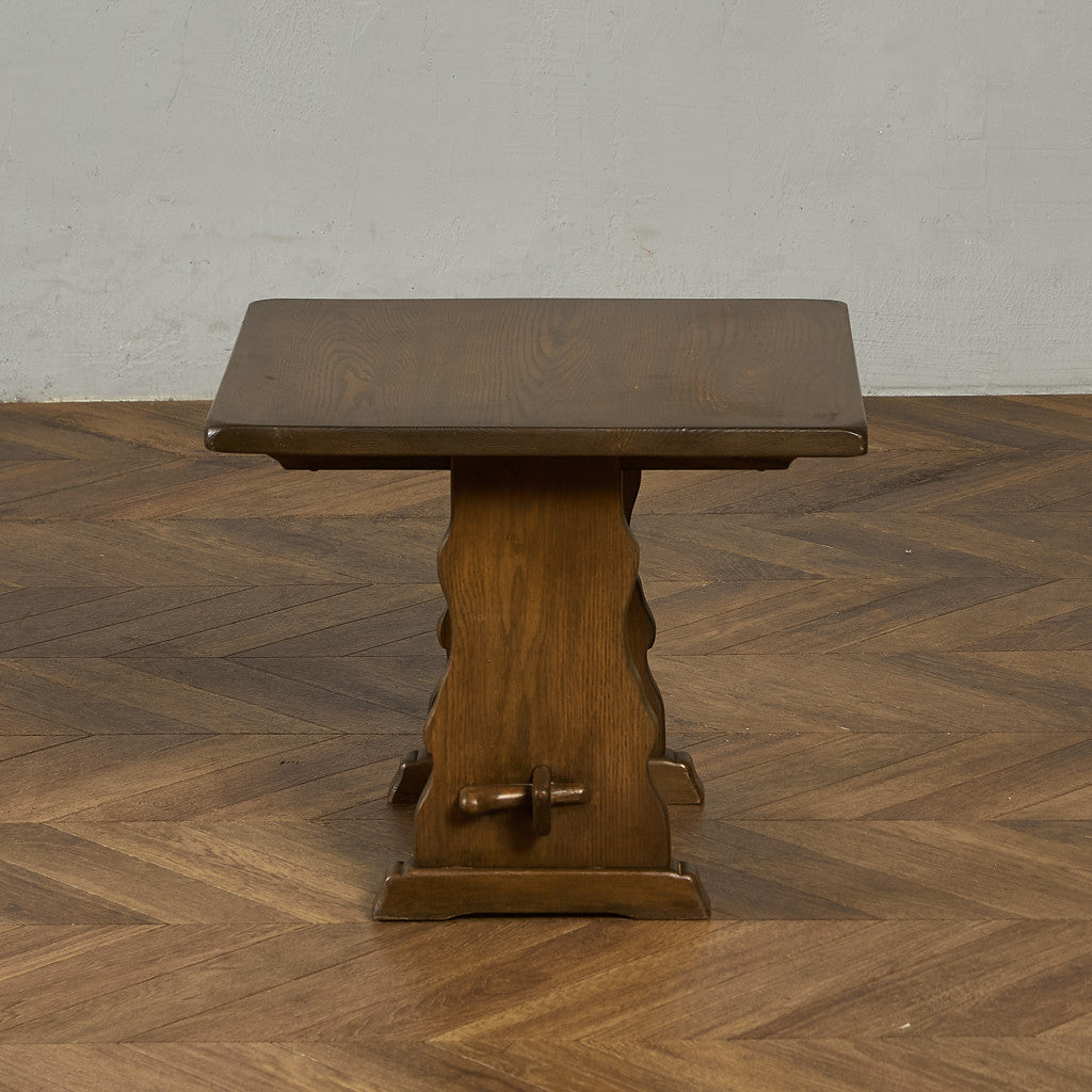 英国 クラシック オーク材 センターテーブル サイドテーブル