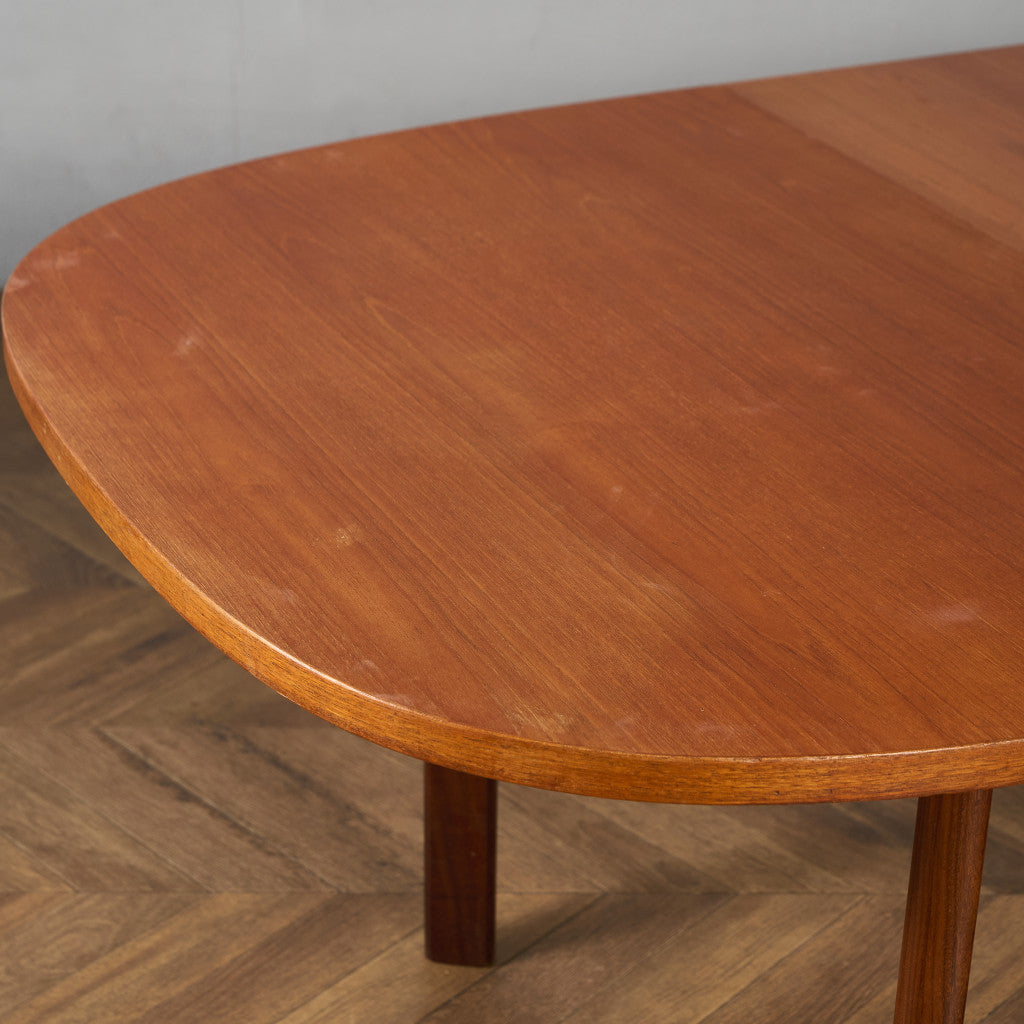 ヴィンテージ エクステンション オーバル ロング ダイニングテーブル