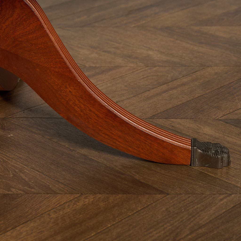 英国 クラシック イチイ材 オーバル センターテーブル