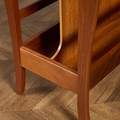 英国 ヴィンテージ マガジンラック サイドテーブル #91699