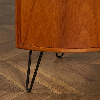 Fresco コーナーキャビネット 3点セット カスタム アイアン ヘアピンレッグ