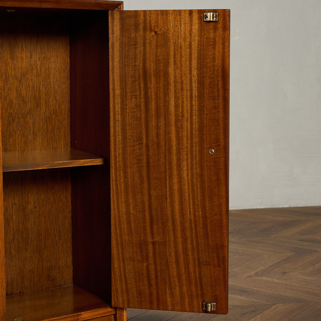 ヴィンテージ ガラス キャビネット 本棚