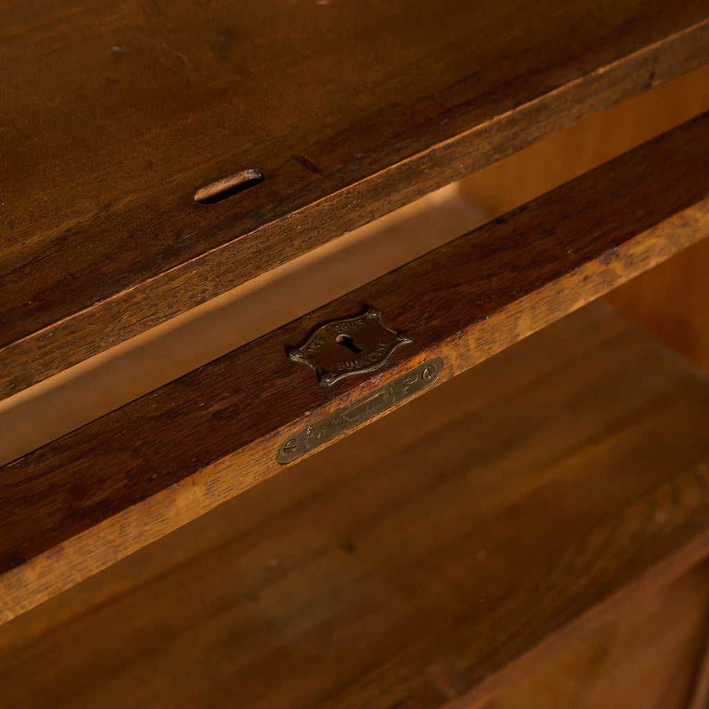 英国 アンティーク 3段 スタッキング ブックケース