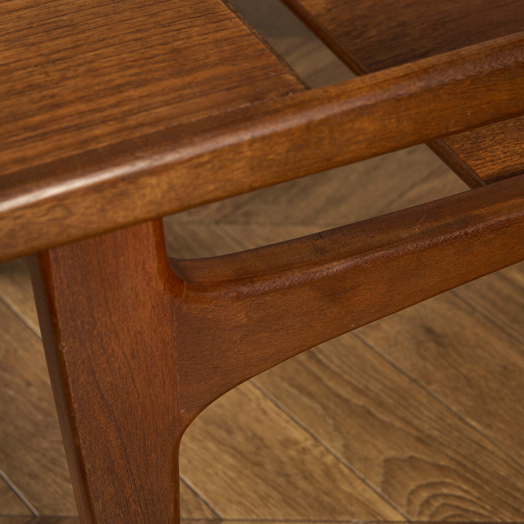 ロングジョン ヴィンテージ ガラストップ コーヒーテーブル