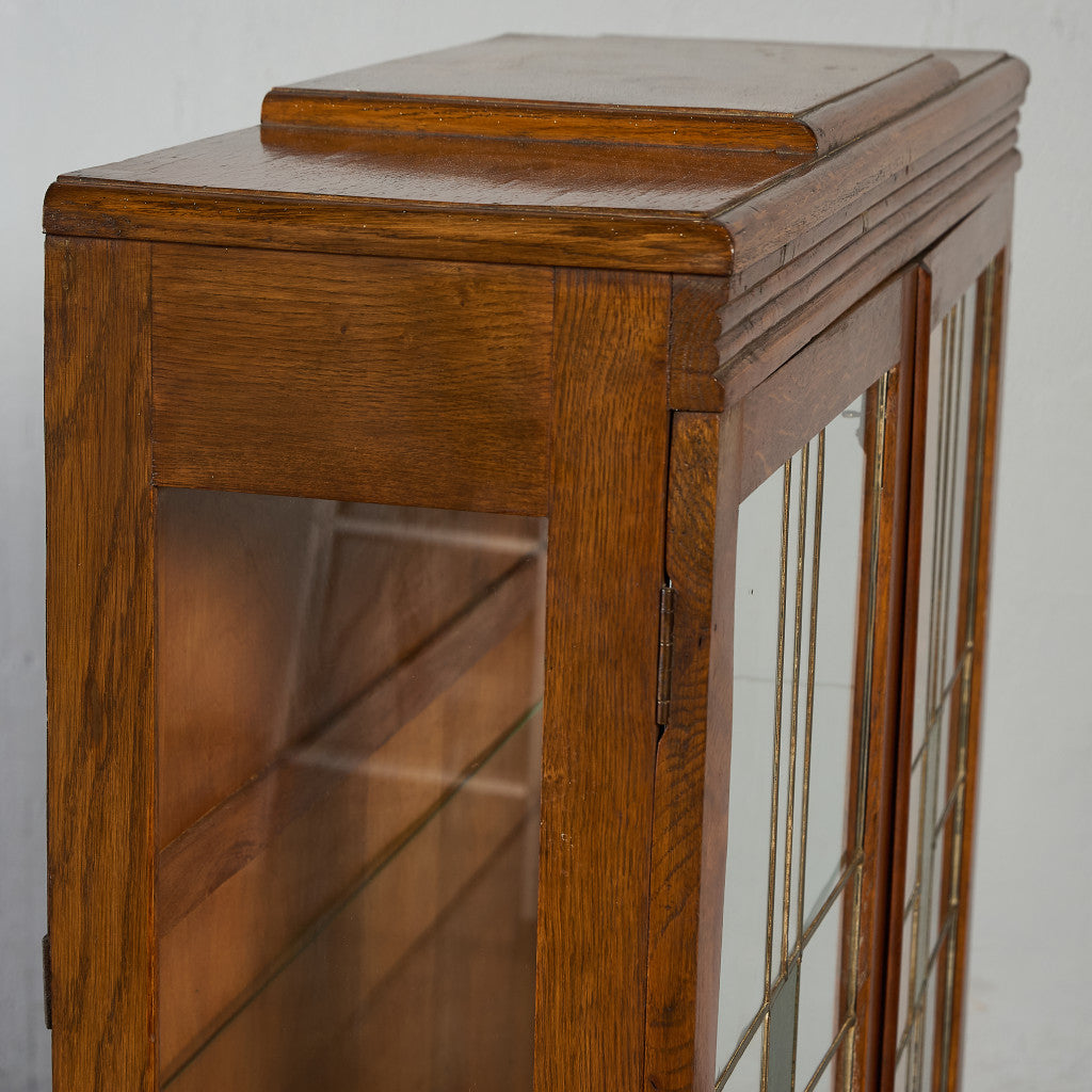 英国 クラシック キュリオケース 飾り棚 #90094