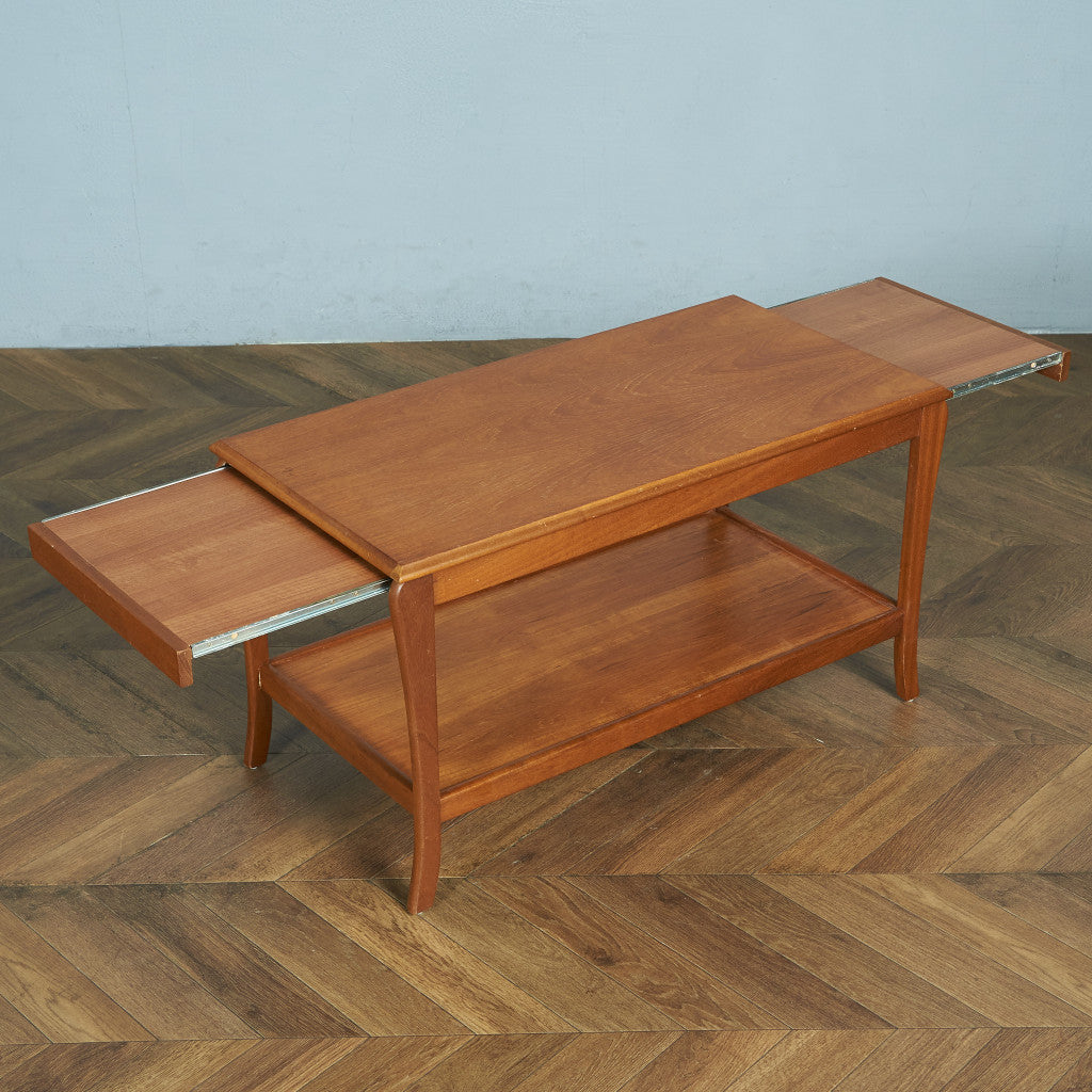 サトクリフ James H Sutcliffe & Son Ltd ( SUTCLIFFE OF TODMORDEN ) ヴィンテージ スライディングトップ コーヒーテーブル / センターテーブル #83711