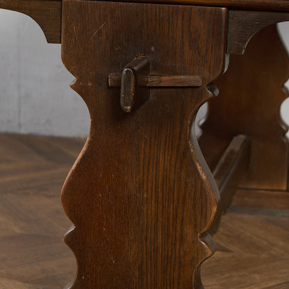 英国 クラシック ドローリーフ ダイニングテーブル