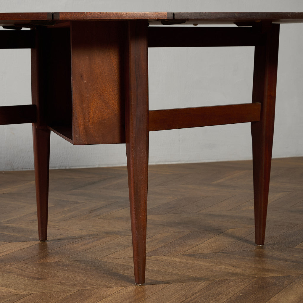 イギリス ヴィンテージ ドロップリーフ ゲートレッグテーブル