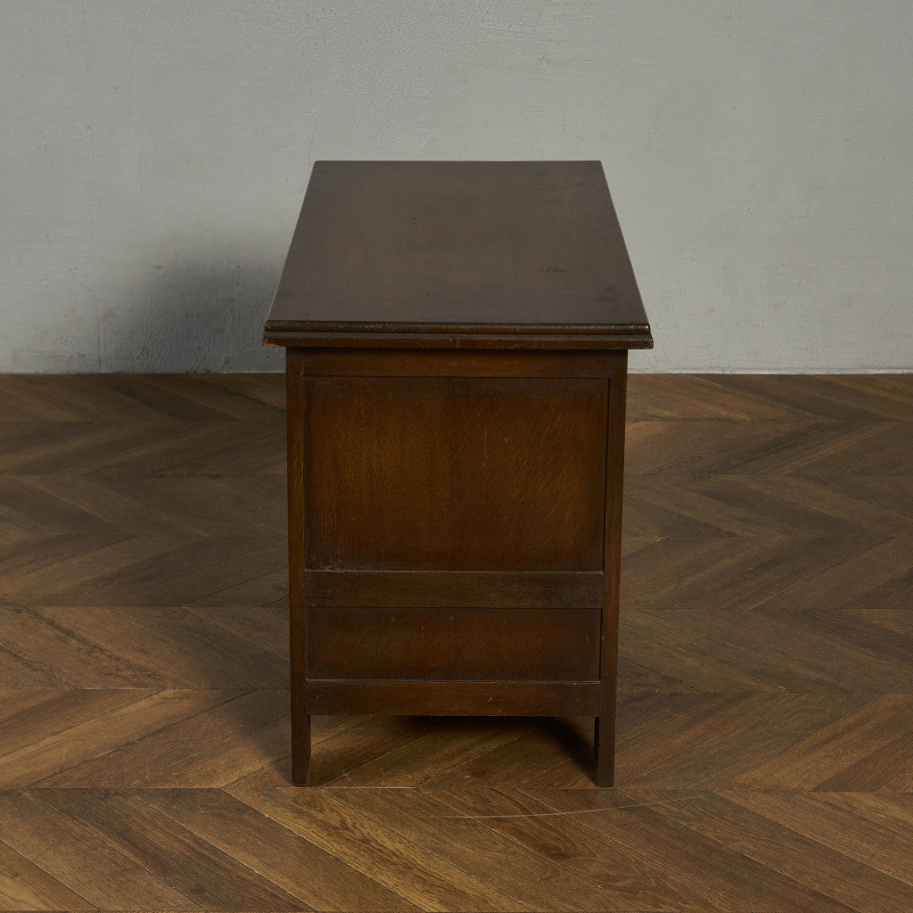 英国クラシック オーク材 ブランケットボックス