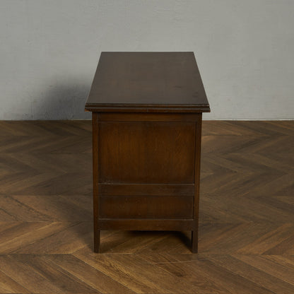 英国クラシック オーク材 ブランケットボックス