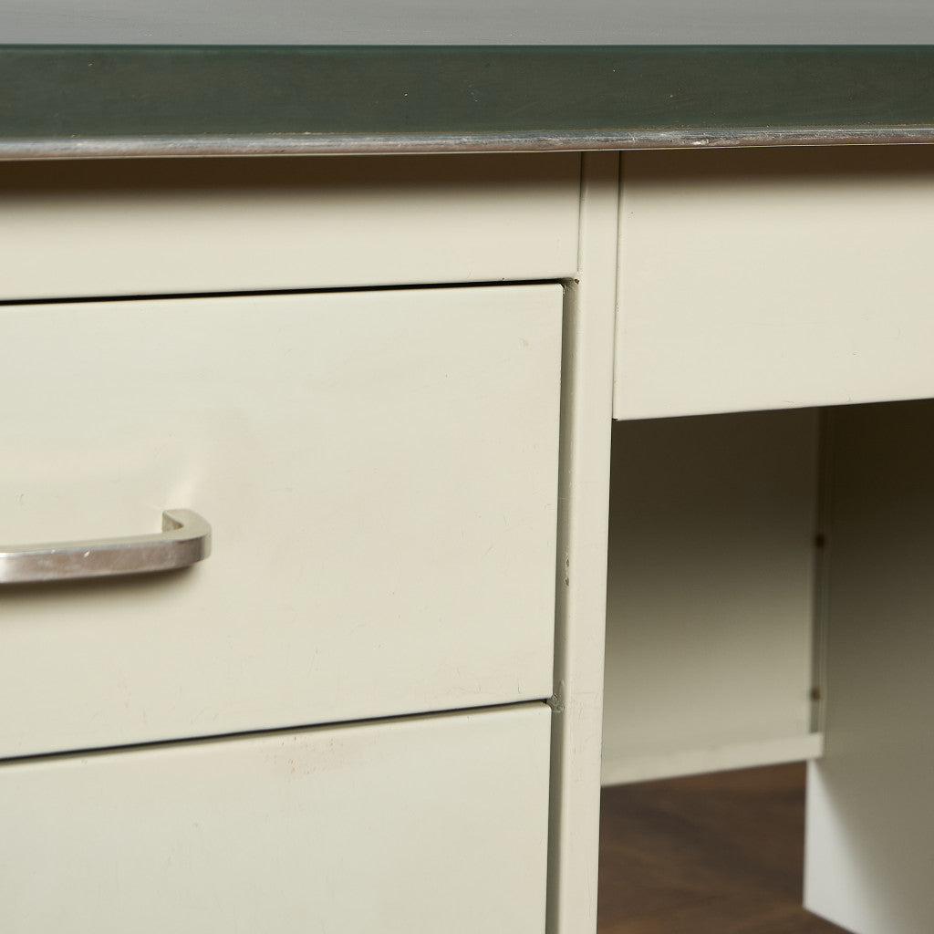 英国 ヴィンテージ 両袖 デスク