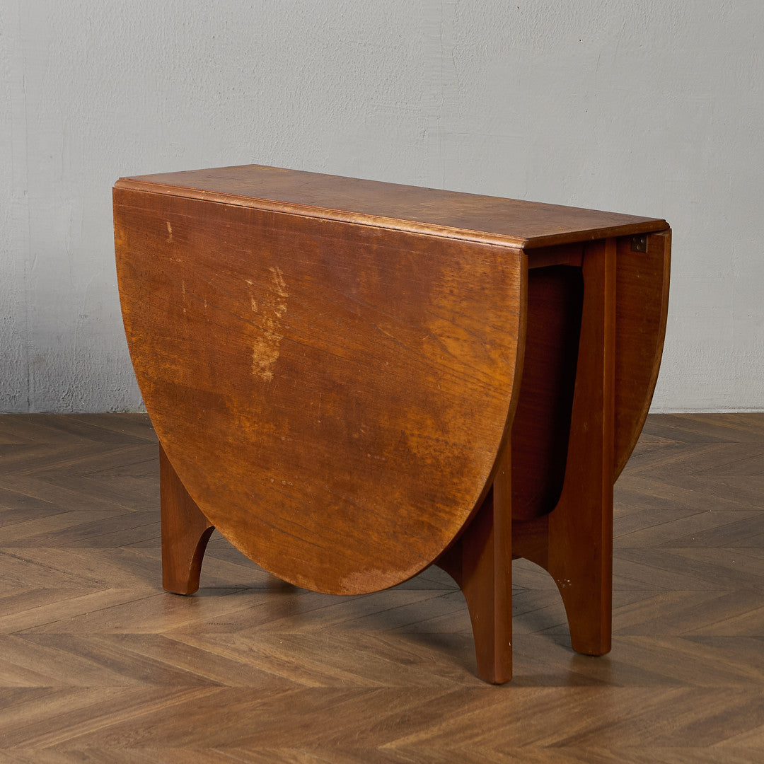 イギリス ヴィンテージ ドロップリーフ ゲートレッグテーブル