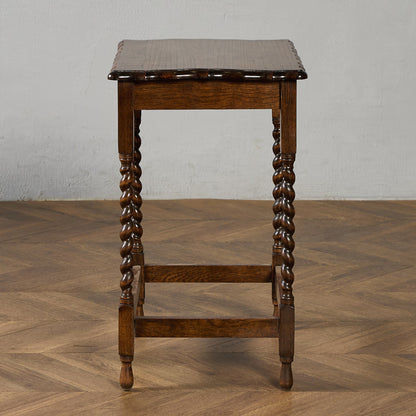 英国 クラシック バーリーシュガーツイスト サイドテーブル