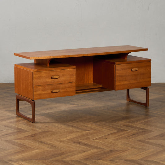 Quadrille ヴィンテージ デスク 両袖デスク