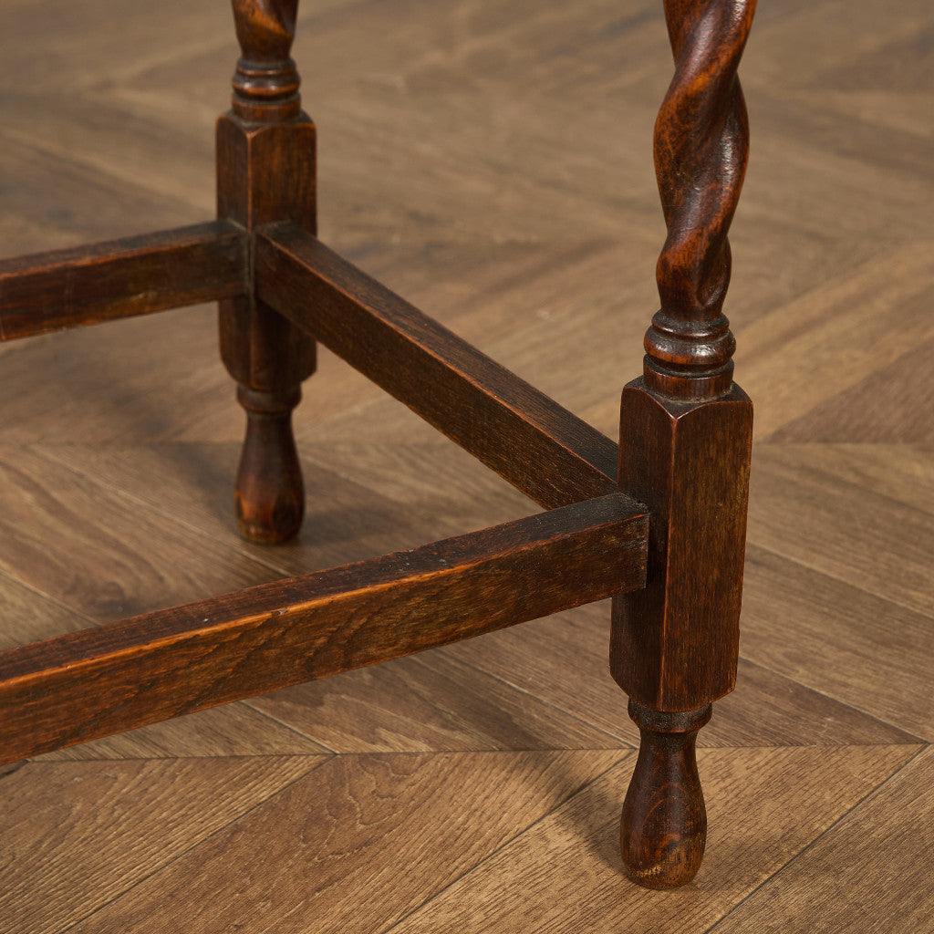 英国 クラシック バーリーシュガーツイスト サイドテーブル #91801