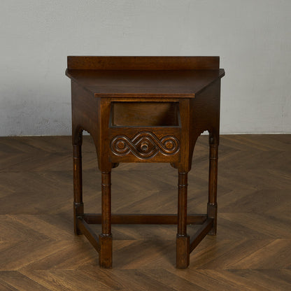 英国 クラシック 引き出し付き サイドテーブル #90096