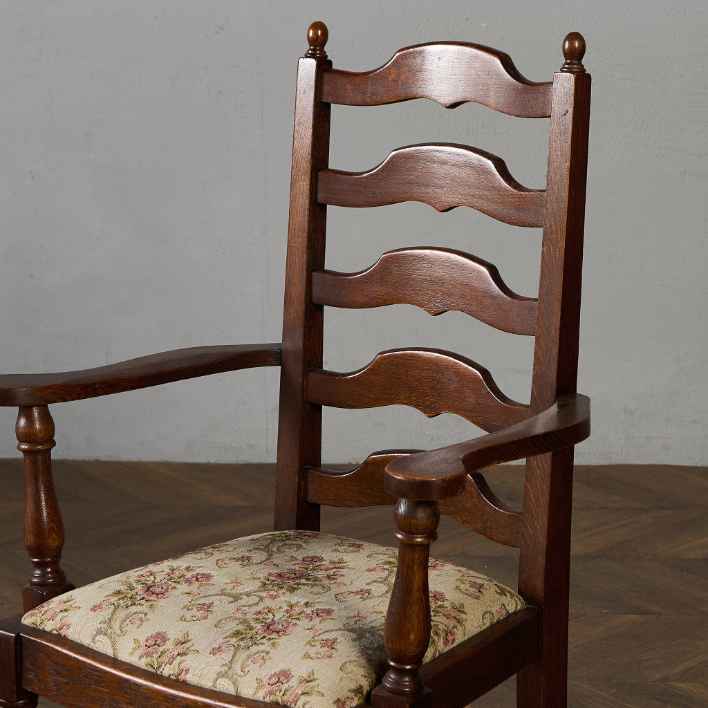 英国 クラシック ラダーバック アームチェア