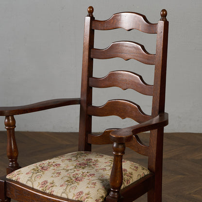 英国 クラシック ラダーバック アームチェア