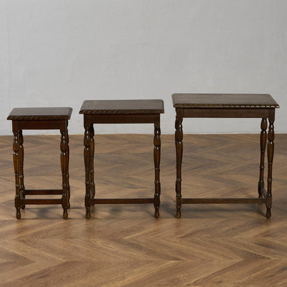 英国 クラシック オーク ネストテーブル #97318