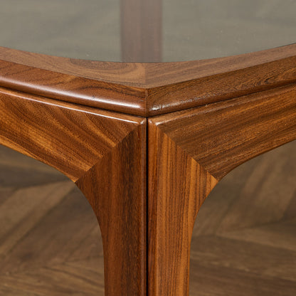 ヴィンテージ スクエア ガラス センターテーブル